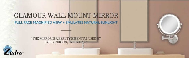 Zadro 14-Inch 5X Fluorescent Surround Mirror