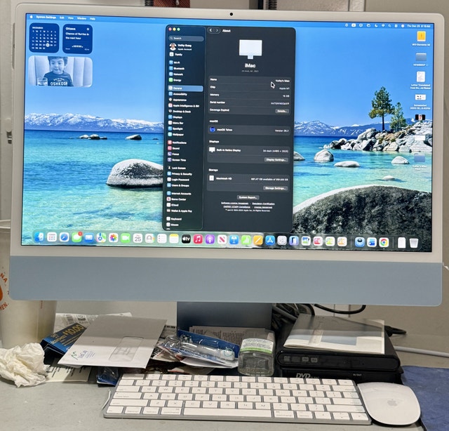 2021 Apple IMAC 24 Inch, Blue. - photo 4