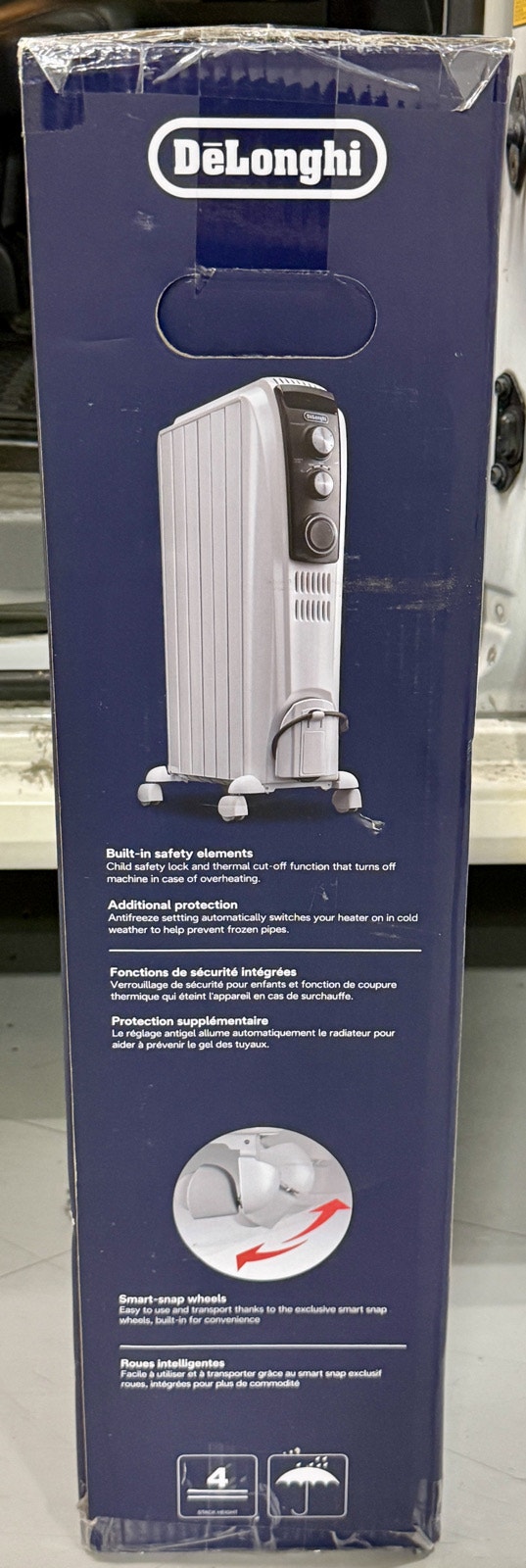 DeLonghi 1500 Watt Portable Radiant Heater