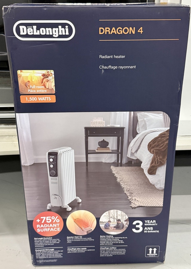 DeLonghi 1500 Watt Portable Radiant Heater - photo 4