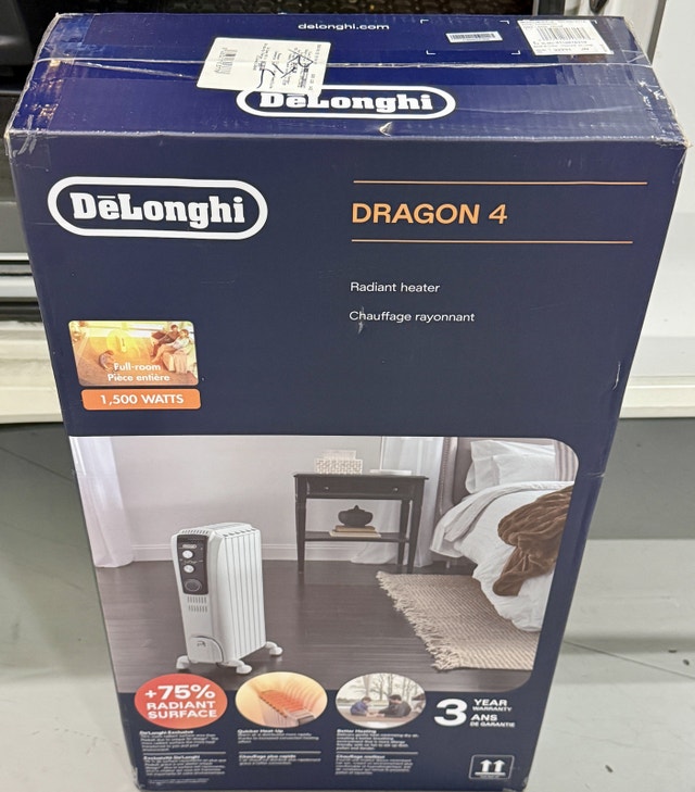 DeLonghi 1500 Watt Portable Radiant Heater - photo 5