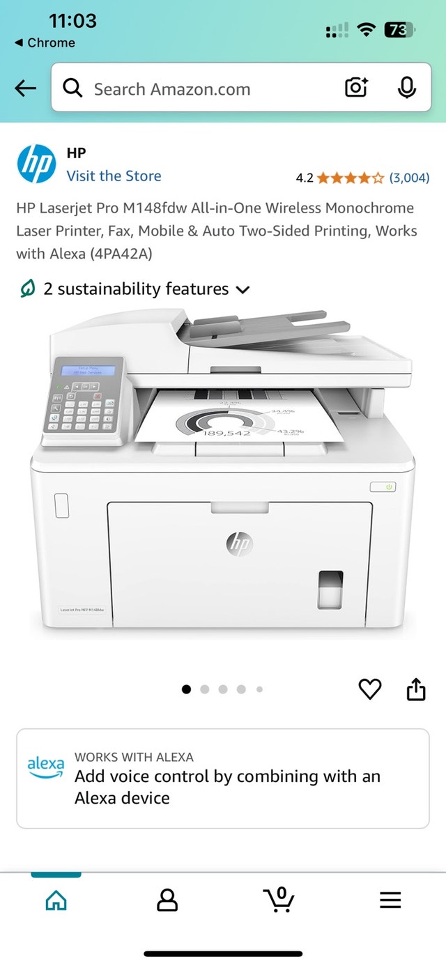 LaserJet Pro MFP M148fdw Printer