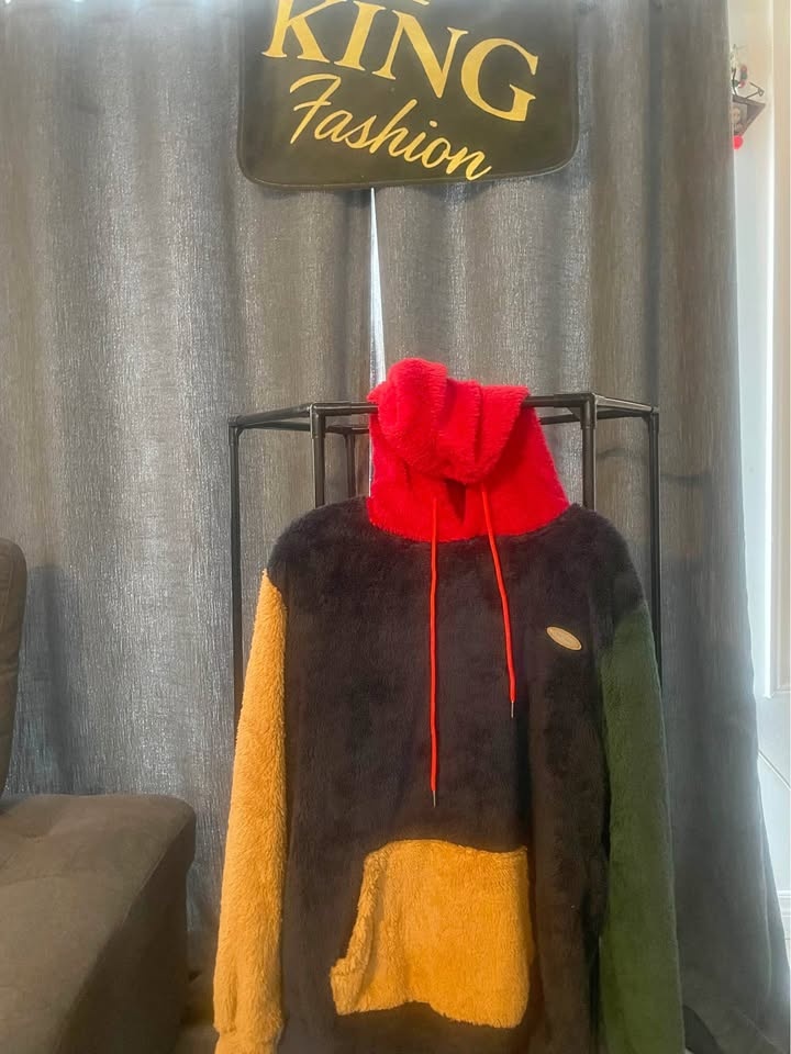 Fur hooded sweater
