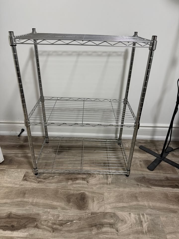 METAL WIRE SHELF / STORAGE RACK – STURDY & CLEAN - photo 2