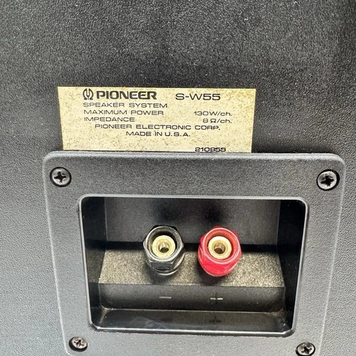 Pioneer S-W55 Home Theater Speaker 130W 8 Ohm USA Tested - photo 4