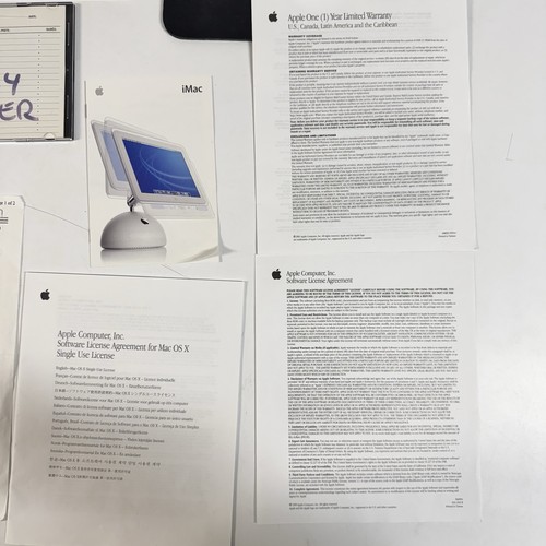 Apple iMac G4 15” 800MHz 80GB Vintage Desktop w Keyboard Mouse S - photo 2