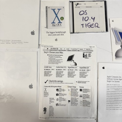 Apple iMac G4 15” 800MHz 80GB Vintage Desktop w Keyboard Mouse S - photo 3