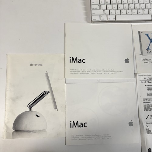 Apple iMac G4 15” 800MHz 80GB Vintage Desktop w Keyboard Mouse S - photo 4