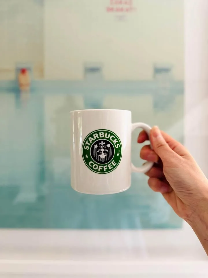 Rare Vintage Starbucks Cordon Bleu White Mug thumbnail