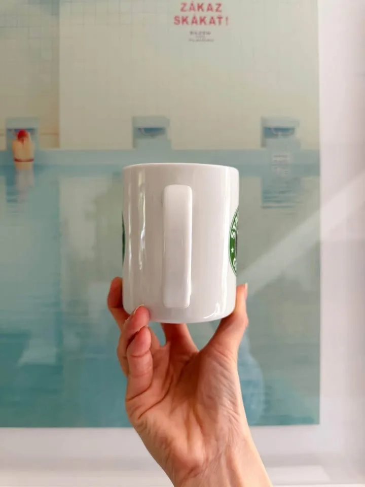 Rare Vintage Starbucks Cordon Bleu White Mug image indicator(4)