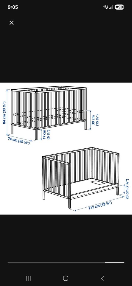 Ikea Sniglar Crib - photo 3