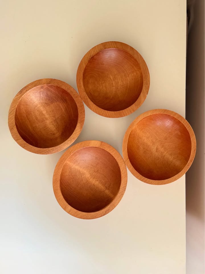 Baribocraft Canada Wooden Maple Bowl Set 4 Small Side Bowls - photo 3