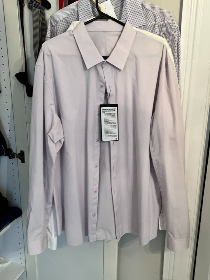 Lulu Lemon Dressshirts for Men XXL Slim Fit