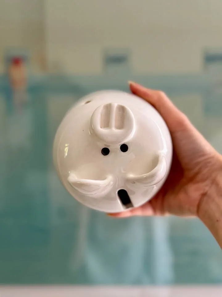 Handmade Pottery Art Studio Piggy Bank. Artist Signed image indicator(4)