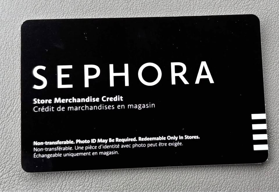 Sephora Store Credit - In Store Only