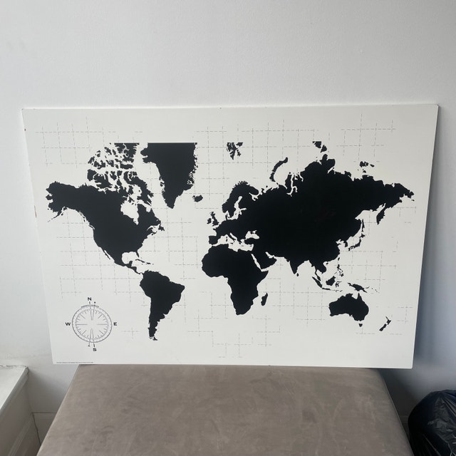 IKEA Molltorp Chalkboard World Map (discontinued)