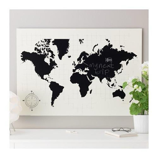 IKEA Molltorp Chalkboard World Map (discontinued) - photo 3