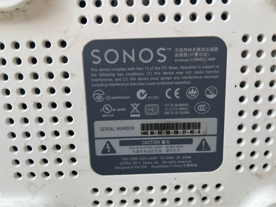 Sonos Connect:AMP Gen 1 - photo 4