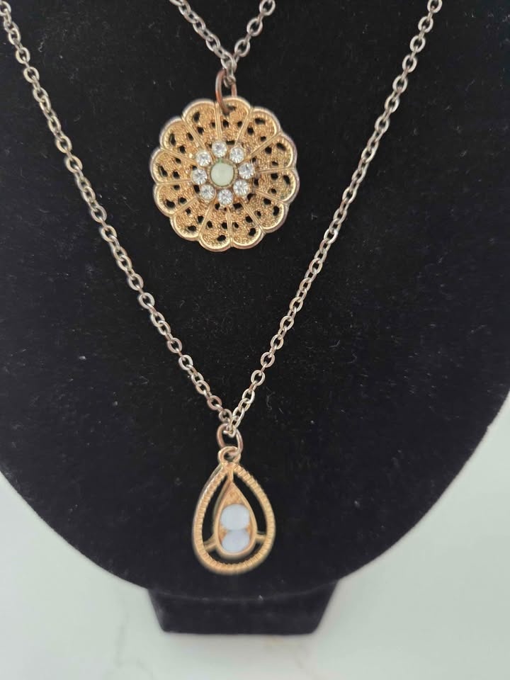 Vintage ICING Layered Gold Tone Necklace – Multi Strand - photo 2