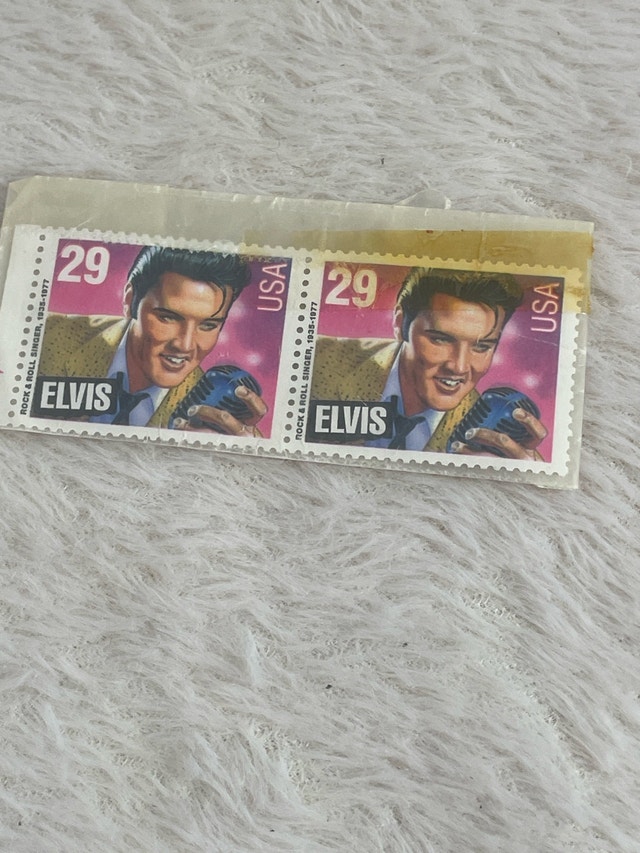 Scott #2721 Elvis Stamps & 1977 Commemorative Coin Book - photo 5