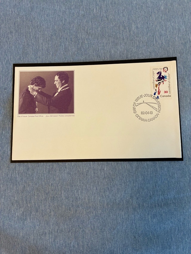 Terry Fox first edition stamp