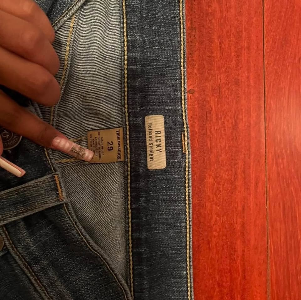 True Religion "Rickey" Relaxed Straight Jeans W29L43 - photo 3