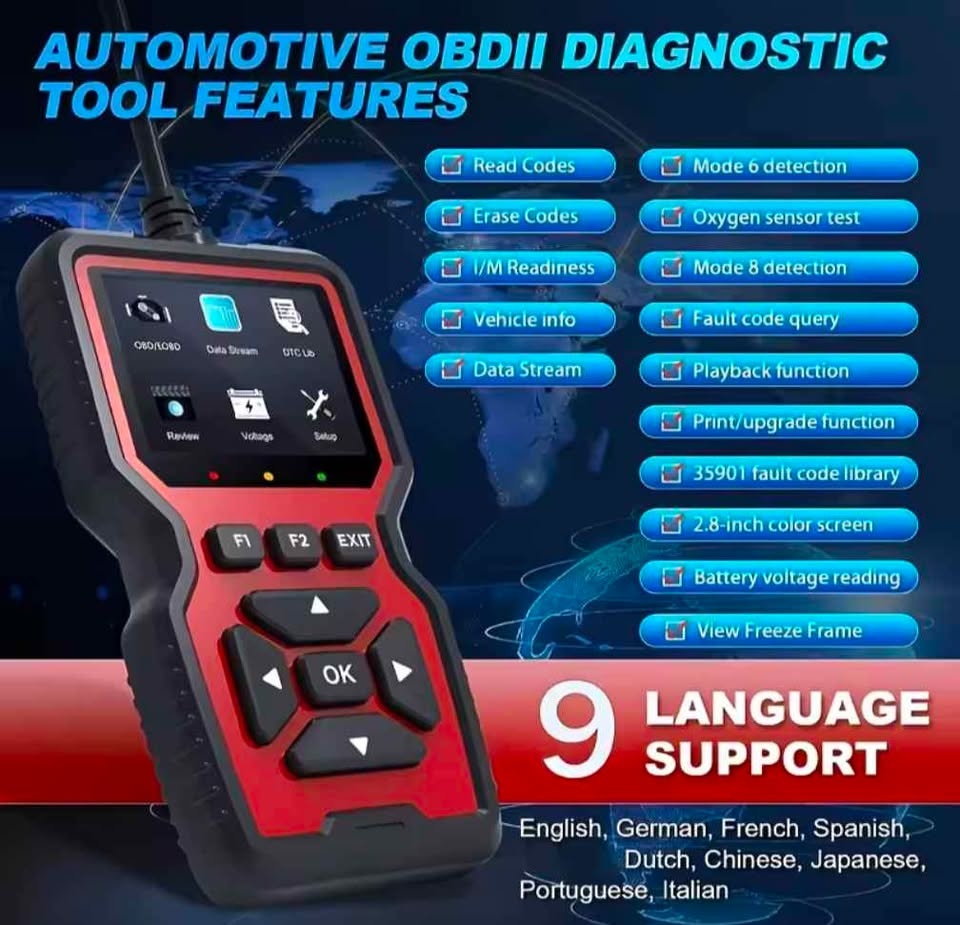 V519 Universal Car OBD II Scanner - photo 3