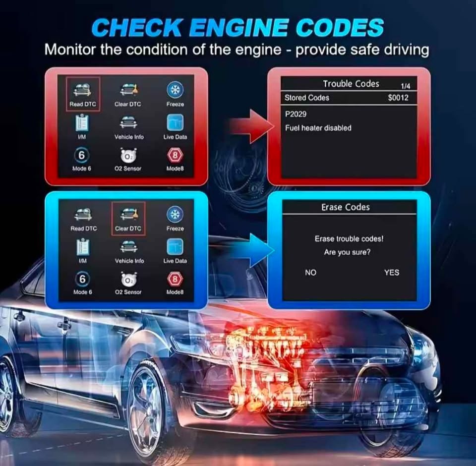 V519 Universal Car OBD II Scanner - photo 4