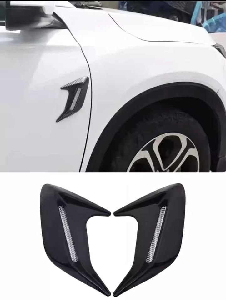 Carbon Fiber Universal Car Shark Gills Fender Side Air Flow Outl