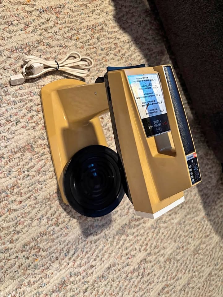 Retro Gold Sears Mixer with Stand