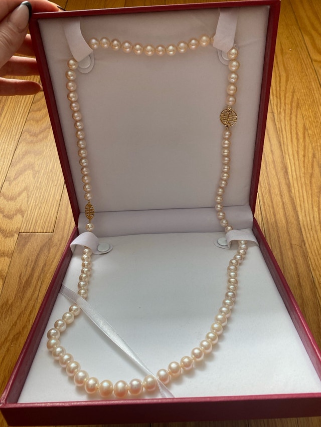 Real Pearl Necklace - photo 2