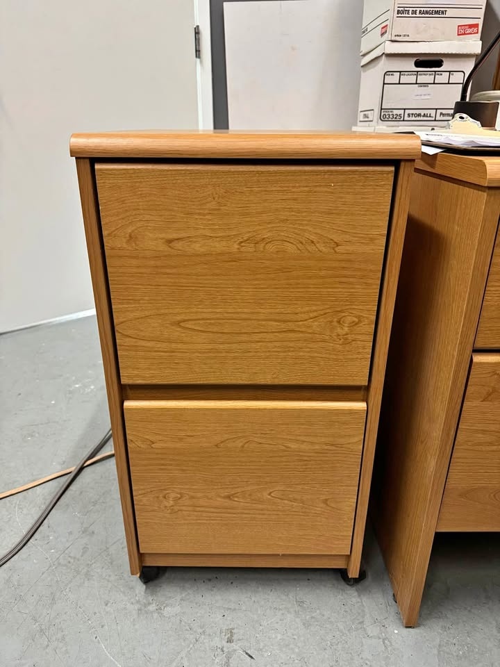 Wooden Cabinet on Wheels