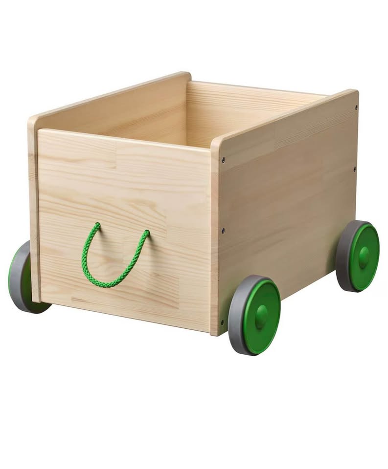IKEA Flisat toy storage with building blocks - photo 4