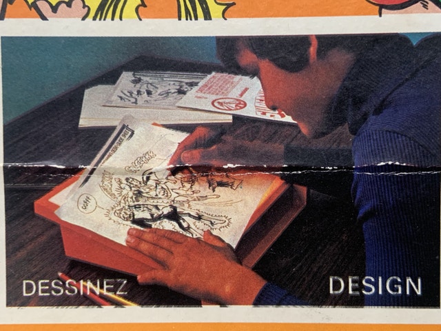 Vintage Super Heroes Light Up Drawing Desk 1970s - photo 4