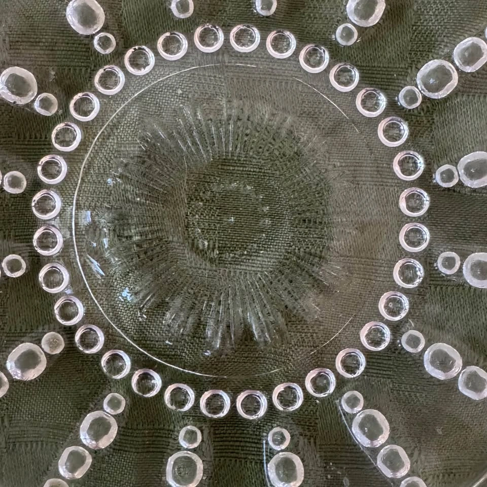 Depression Glass Lunch Plate - Federal "Colombia" Pattern - photo 3
