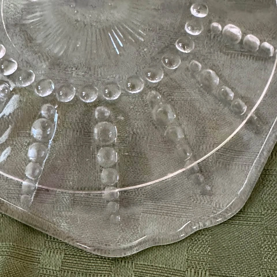 Depression Glass Lunch Plate - Federal "Colombia" Pattern - photo 5
