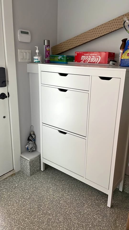 White Shoe Cabinet - Canadian Tire