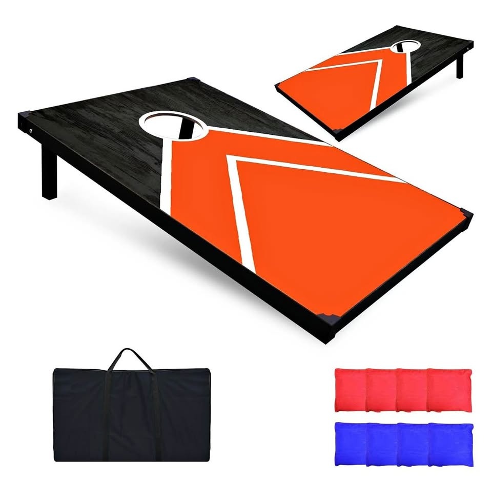 Cornhole Outdoor Game Set - 2 Boards, 8 Bags