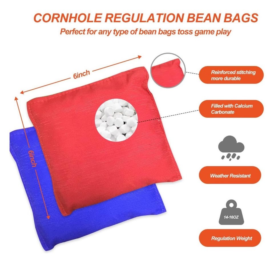 Cornhole Outdoor Game Set - 2 Boards, 8 Bags - photo 3