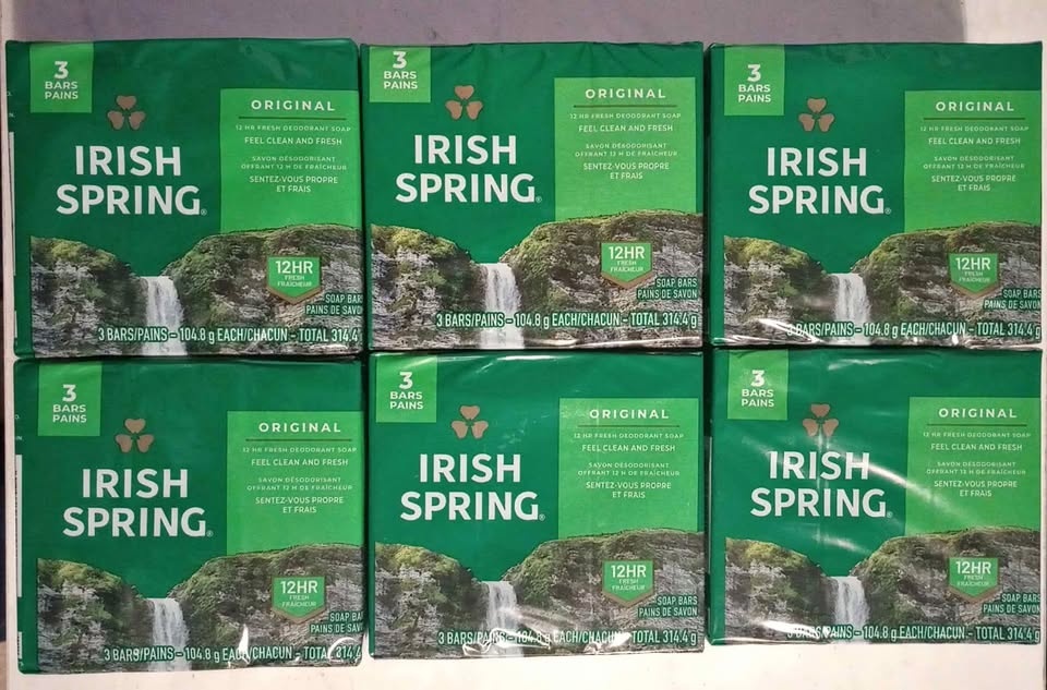 Irish Spring Original Clean (3 bar packs) - 6 packs for $15
