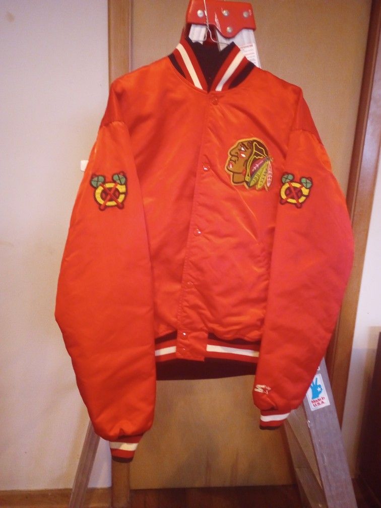 Chicago Blackhawks Satin Jacket (XL) - photo 2