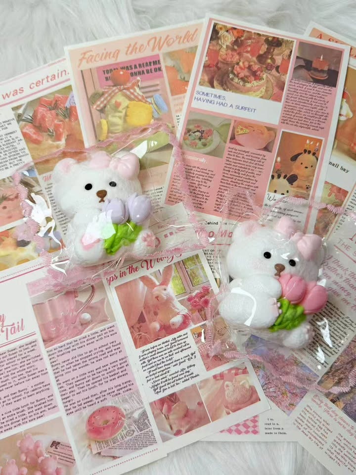 Handmade Little Bear Squishy Toy