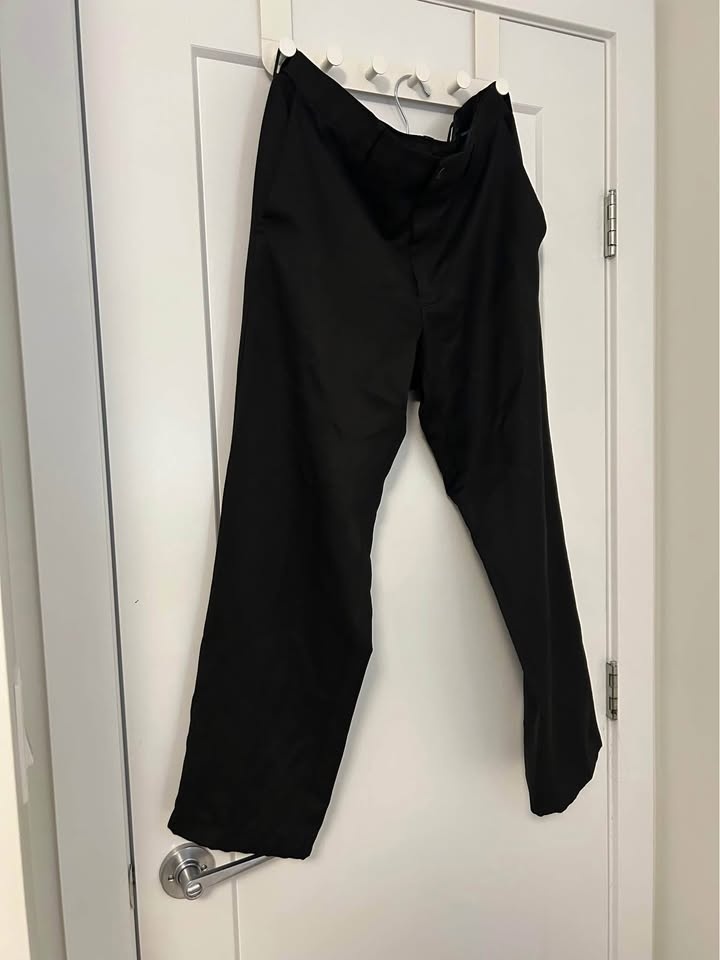 Men's Formal Dress Pants (Black) - photo 2