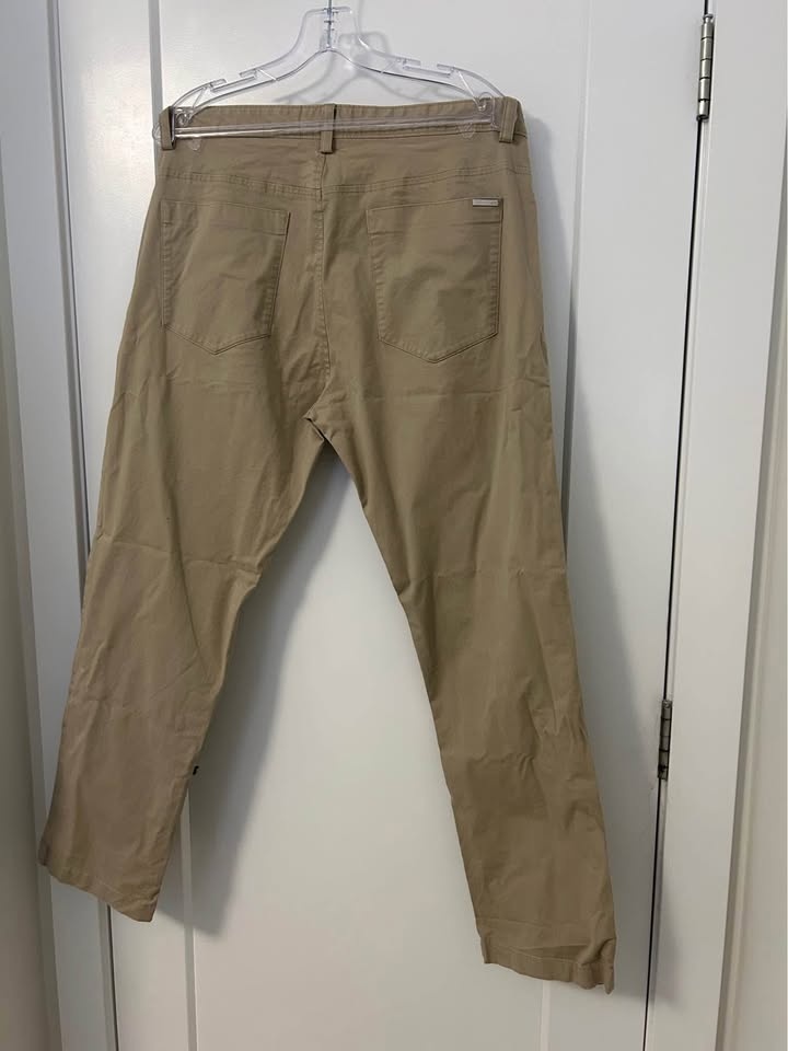 Men's Casual Straight Pants (Beige) - photo 5