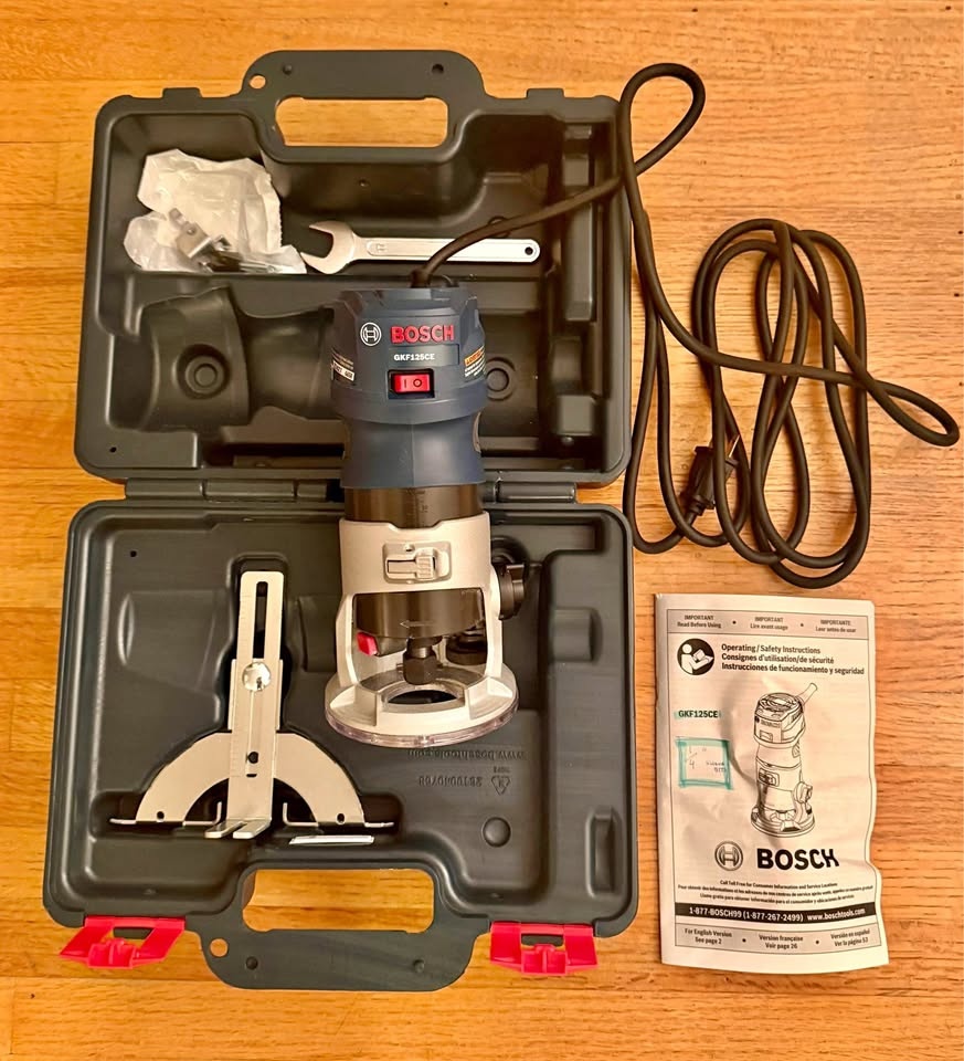 Bosch Colt 1.25 HP Palm Router Kit - GKF125CEK - Like New