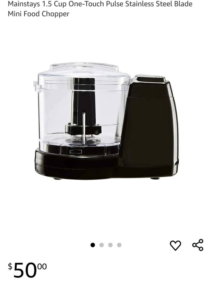 Mainstays 1.5 Cup Mini Food Chopper