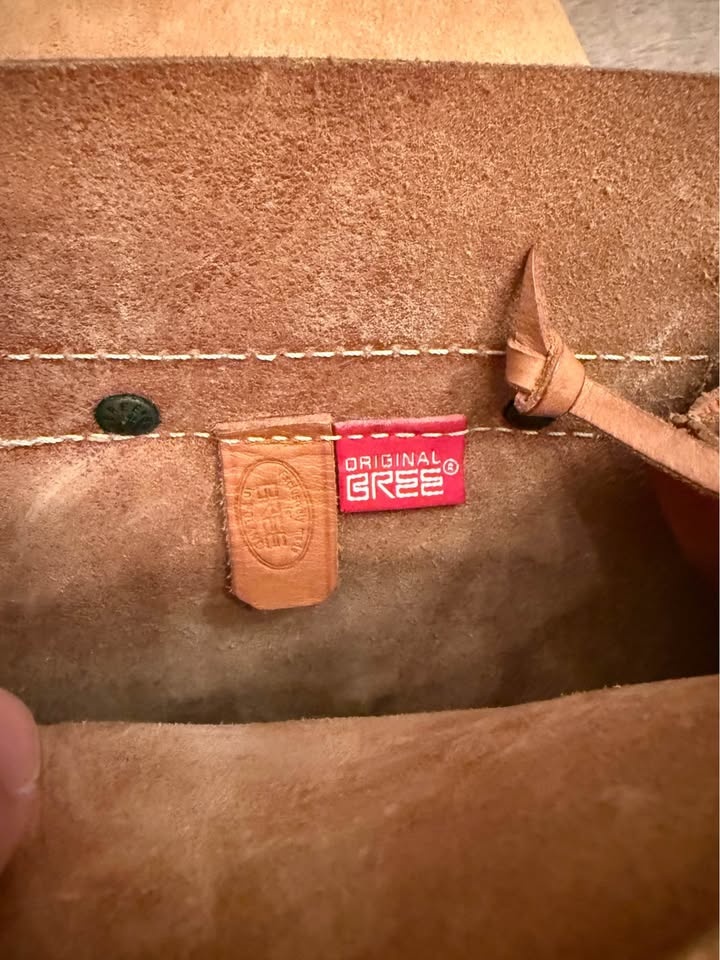 80s Vintage BREE Tan Leather Backpack - photo 3