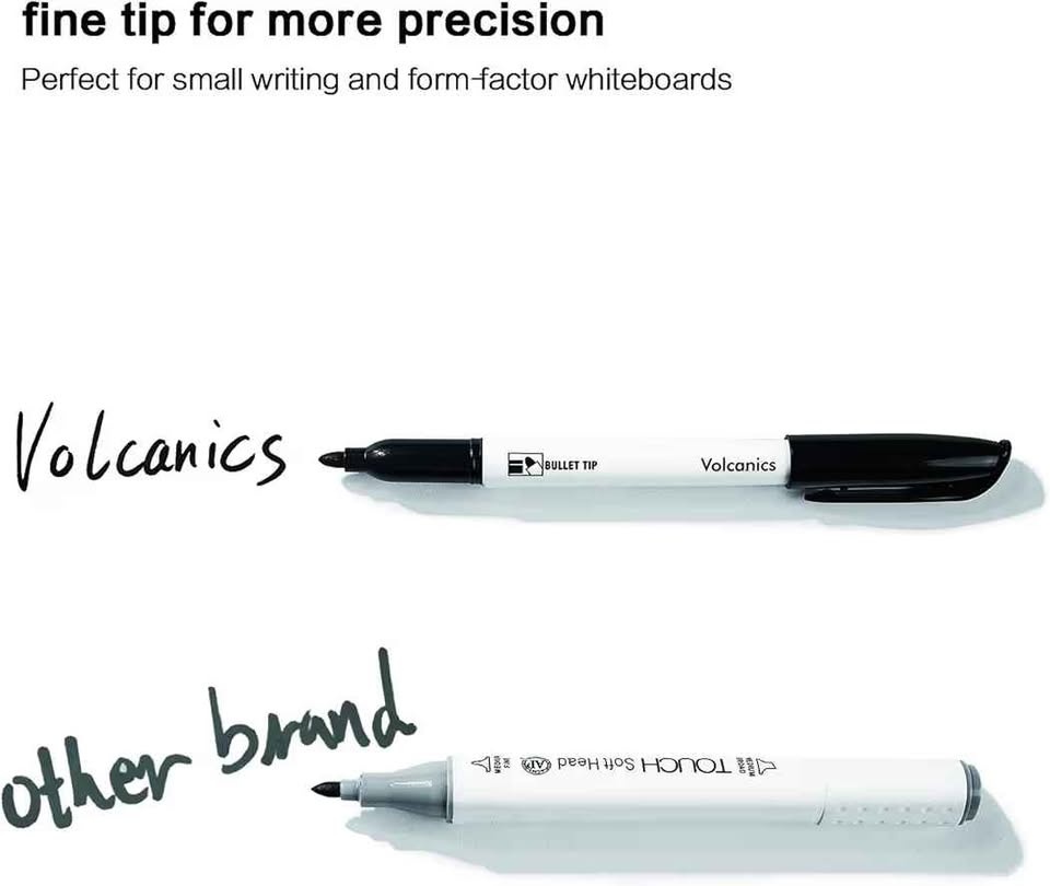 Black Dry Erase Markers, Low Odor, Fine Tip, Box of 60 - photo 2