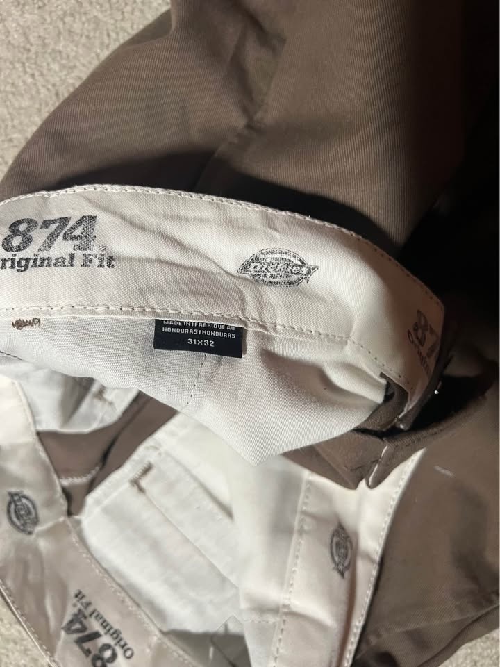 31x32 Vintage Dickies Brown Pants - photo 3