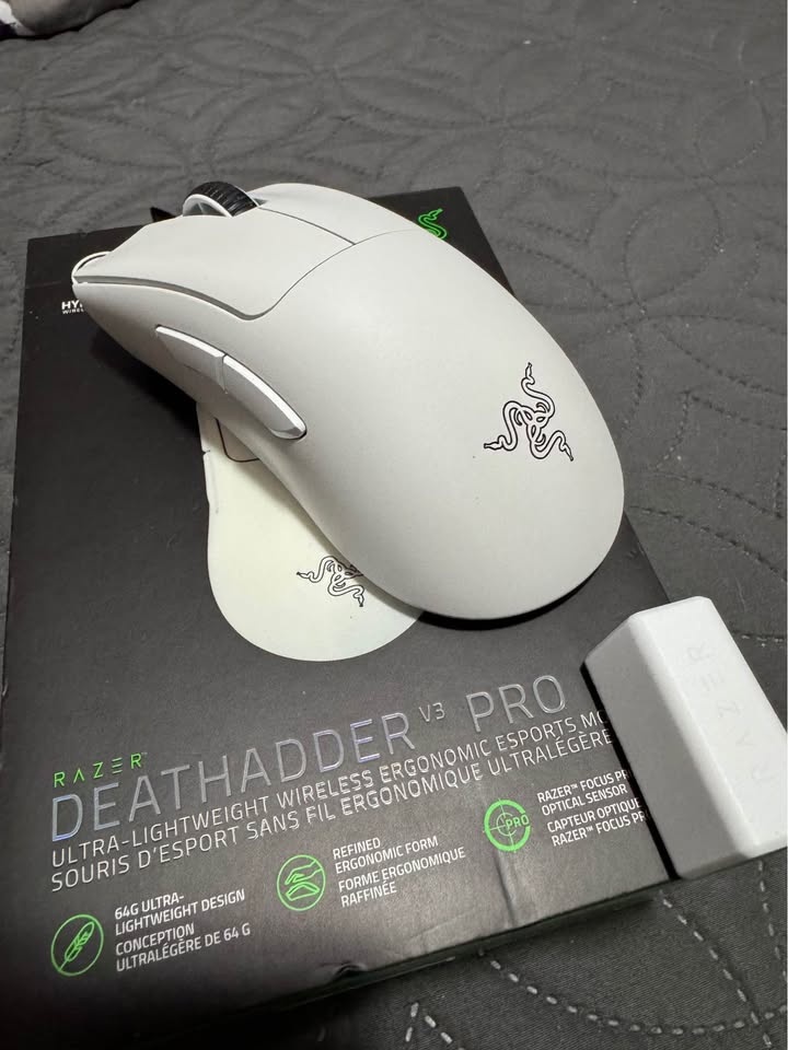 Razer Deathadder V3 Pro White - photo 2